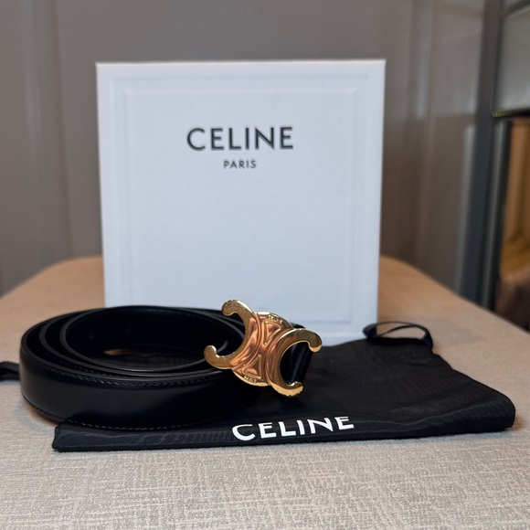 Celine Accessories - CELINE Triomphe Belt